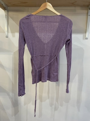 Preloved Casual Long Sleeve Top with Buttons