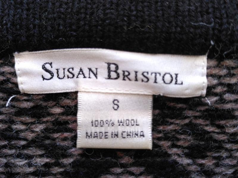 Preloved Pure Wool Icelandic / Nordic Style Cardigan