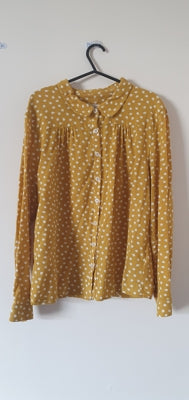 Preloved Mustard yellow spotty shirt