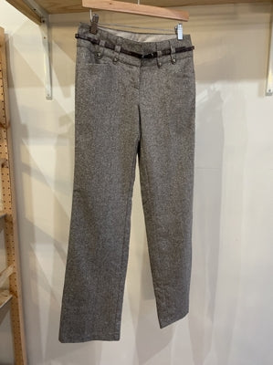 Preloved Smart Grey Trousers with Belt