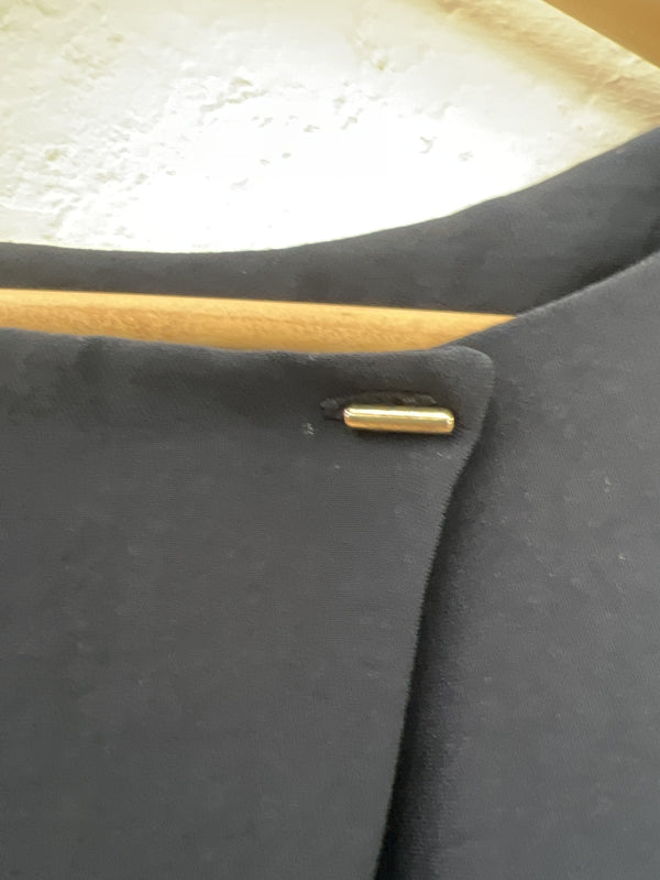 Preloved Mango navy tailored fitted dress