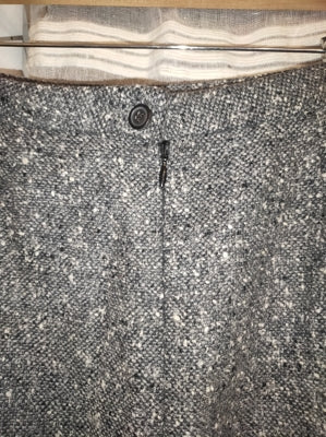 Preloved Italian Virgin Wool Pencil Skirt