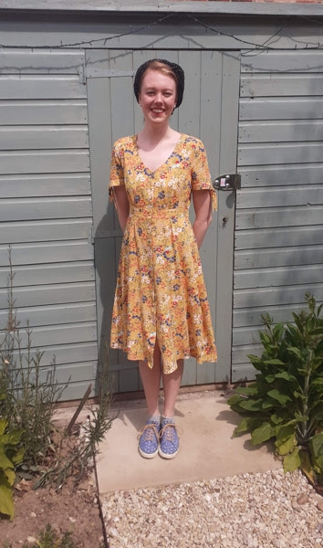 Preloved Yellow floral summer dress