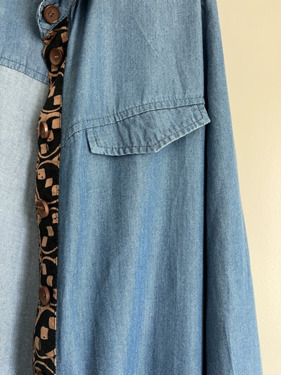Preloved Tencel Denim Shirt Dress