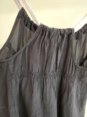 Preloved Silk Draw String Halter Dress