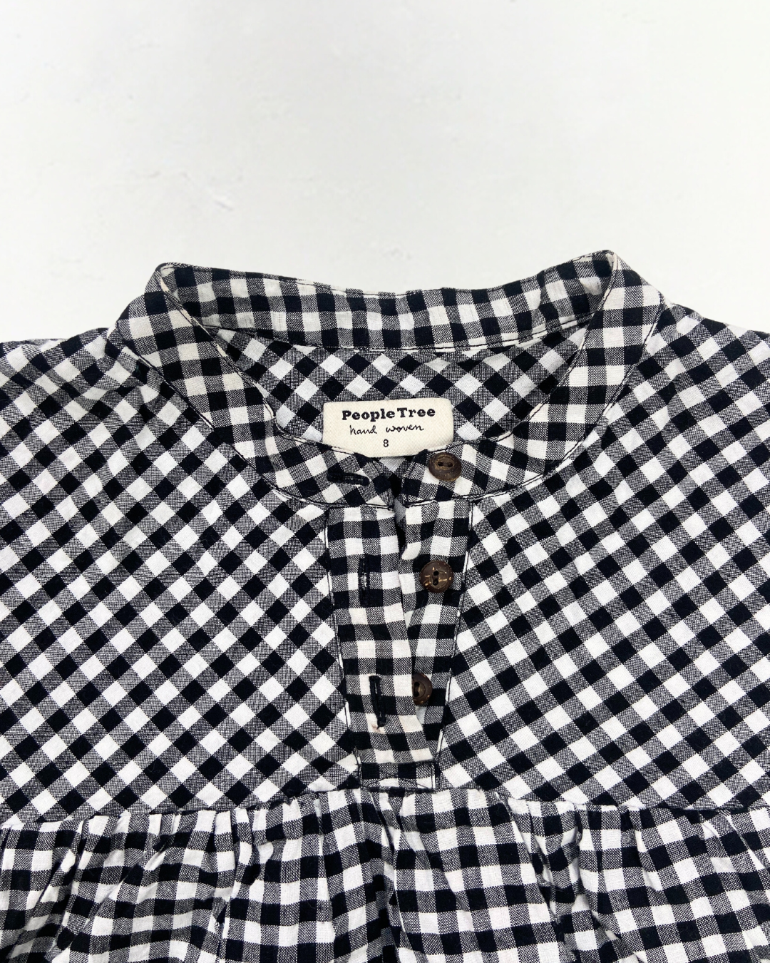 People Tree Gingham Smock Top