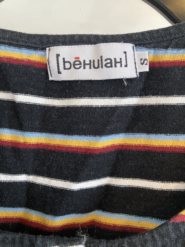Preloved Striped button up top