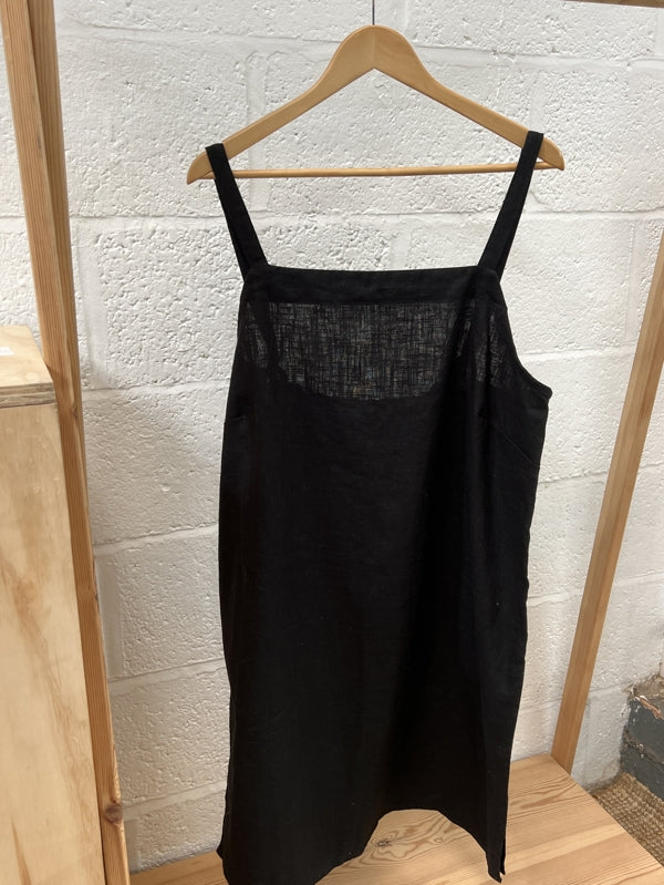 Preloved Sleeveless linen dress