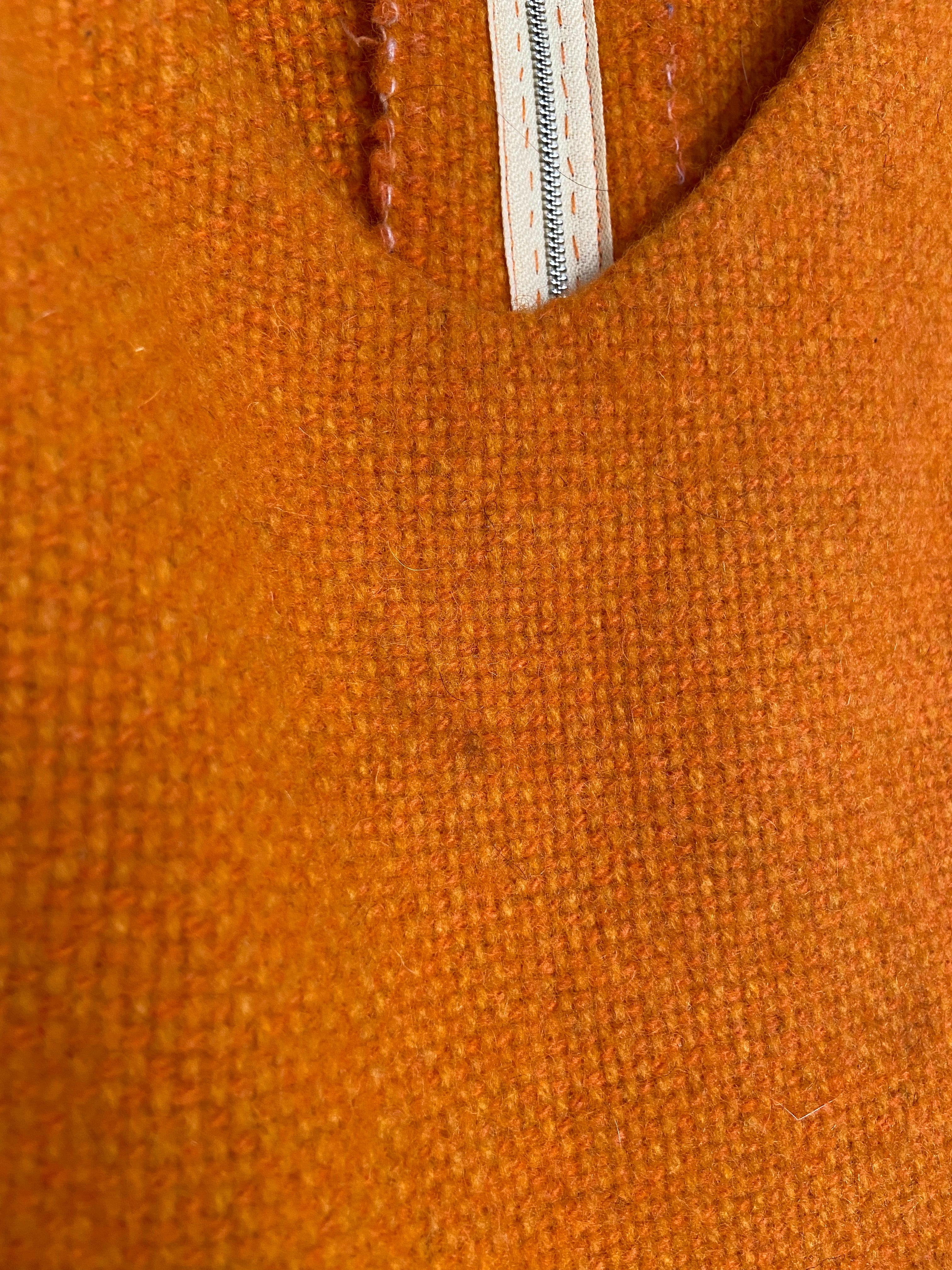 Preloved Orange woollen dress