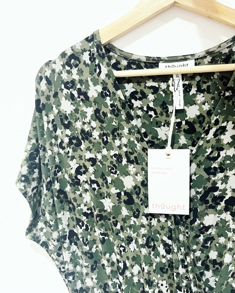 second hand Thought Pepita Bamboo Jumpsuit 28 OWNI