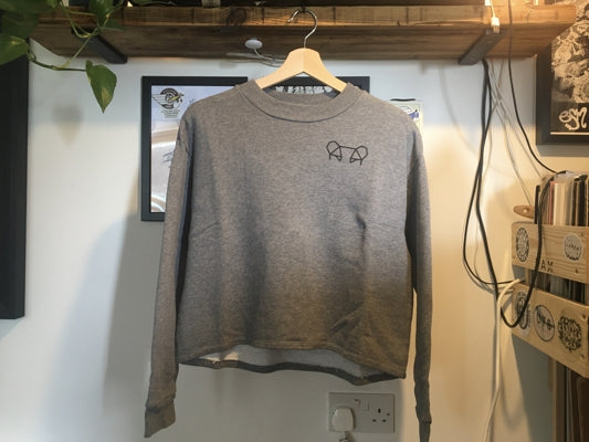 Preloved Sancho’s Peek a Roo cropped Sweatshirt
