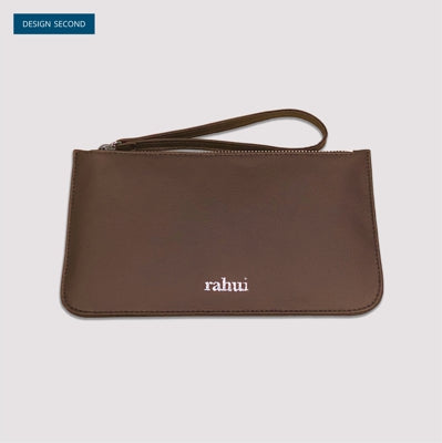 Preloved Sakura Mini Clutch - Brown