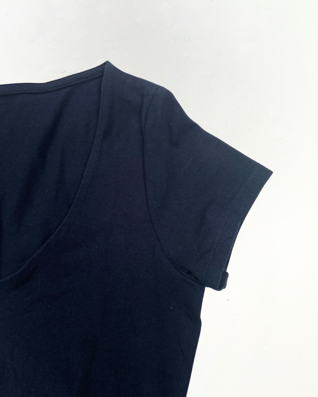 People Tree Navy Cap Sleeve Dress