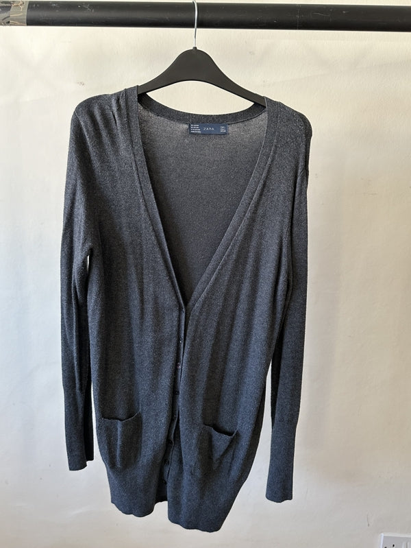 second hand Zara Grey Cardigan 10 OWNI