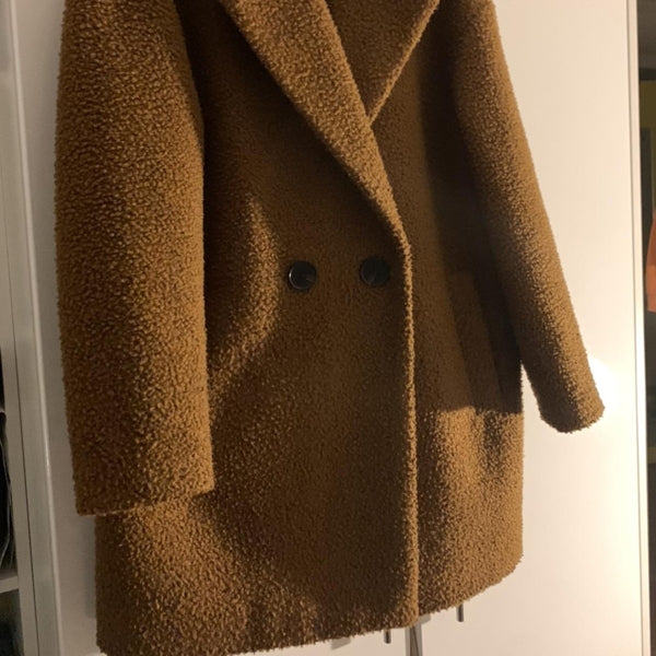 Preloved mustard warm coat by M&S