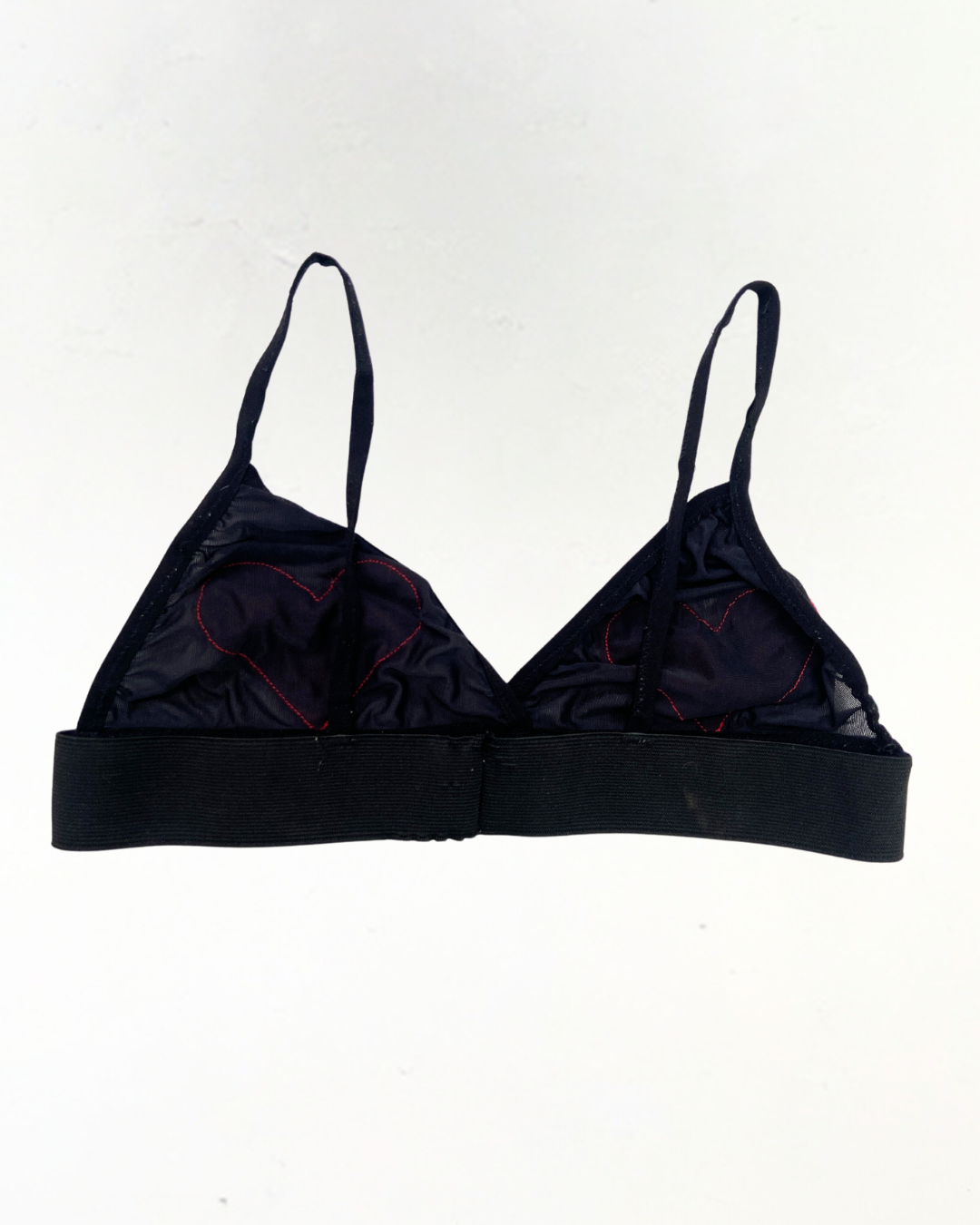 second hand Unknown Unknown Heart Patch Bralette Size S 3 OWNI