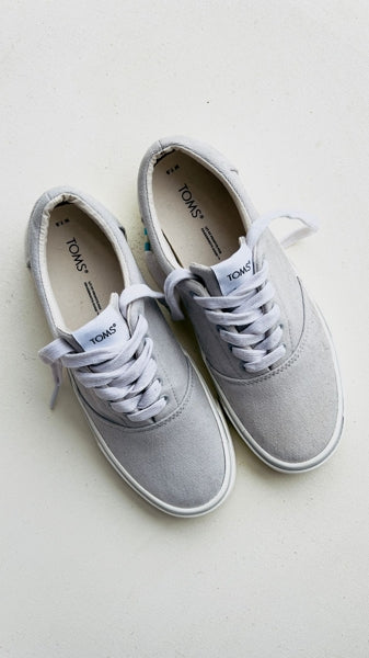 Preloved Fenix Alpargata Lace Up Trainers Lunar Grey UK 5.5