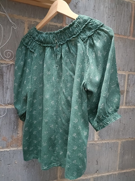 Preloved Emerald Green Blouse