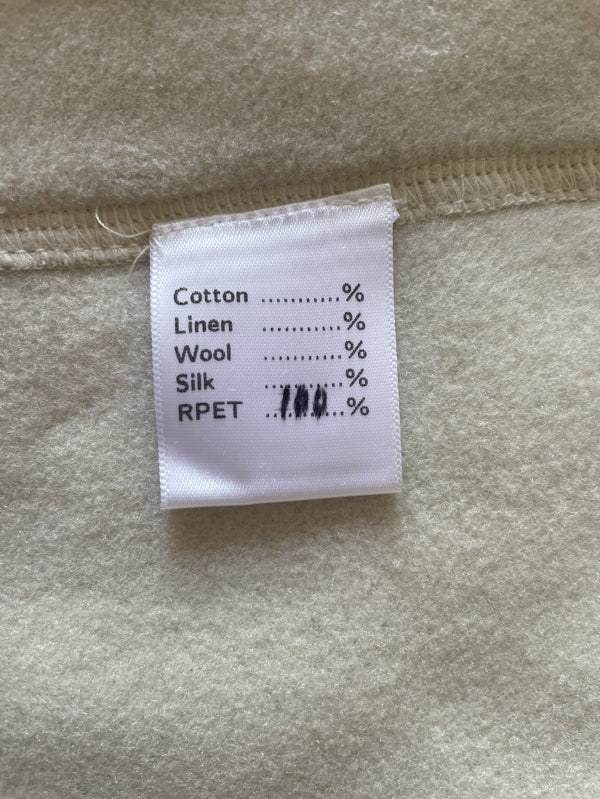 Preloved Cream Fleece Blanket
