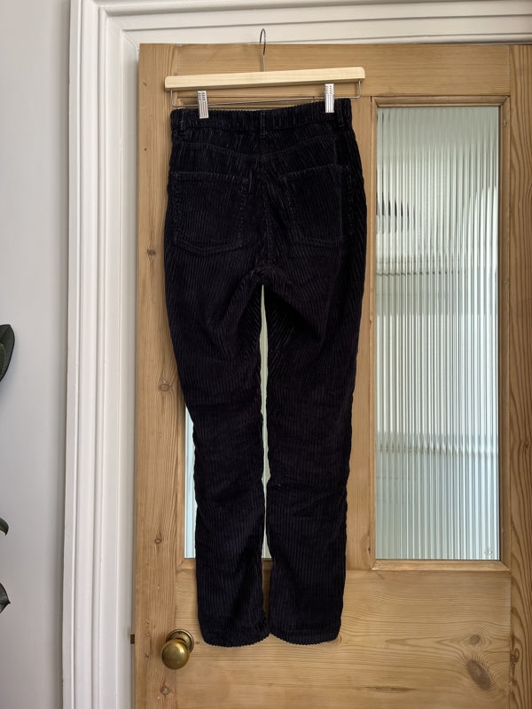 Preloved American Vintage - navy corduroy trousers