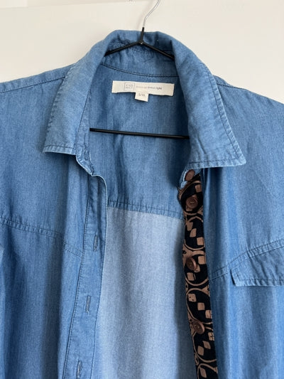Preloved Tencel Denim Shirt Dress