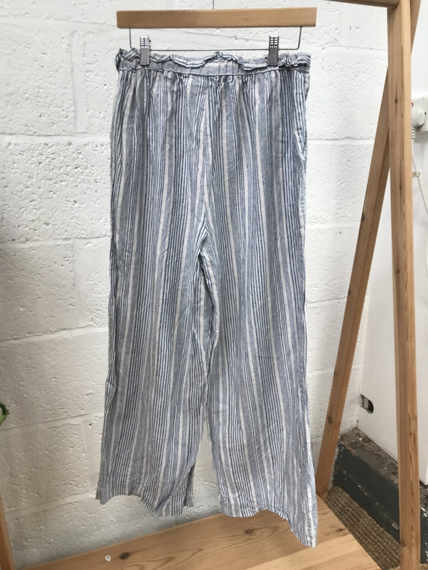 Preloved Stripey Hemp Trousers