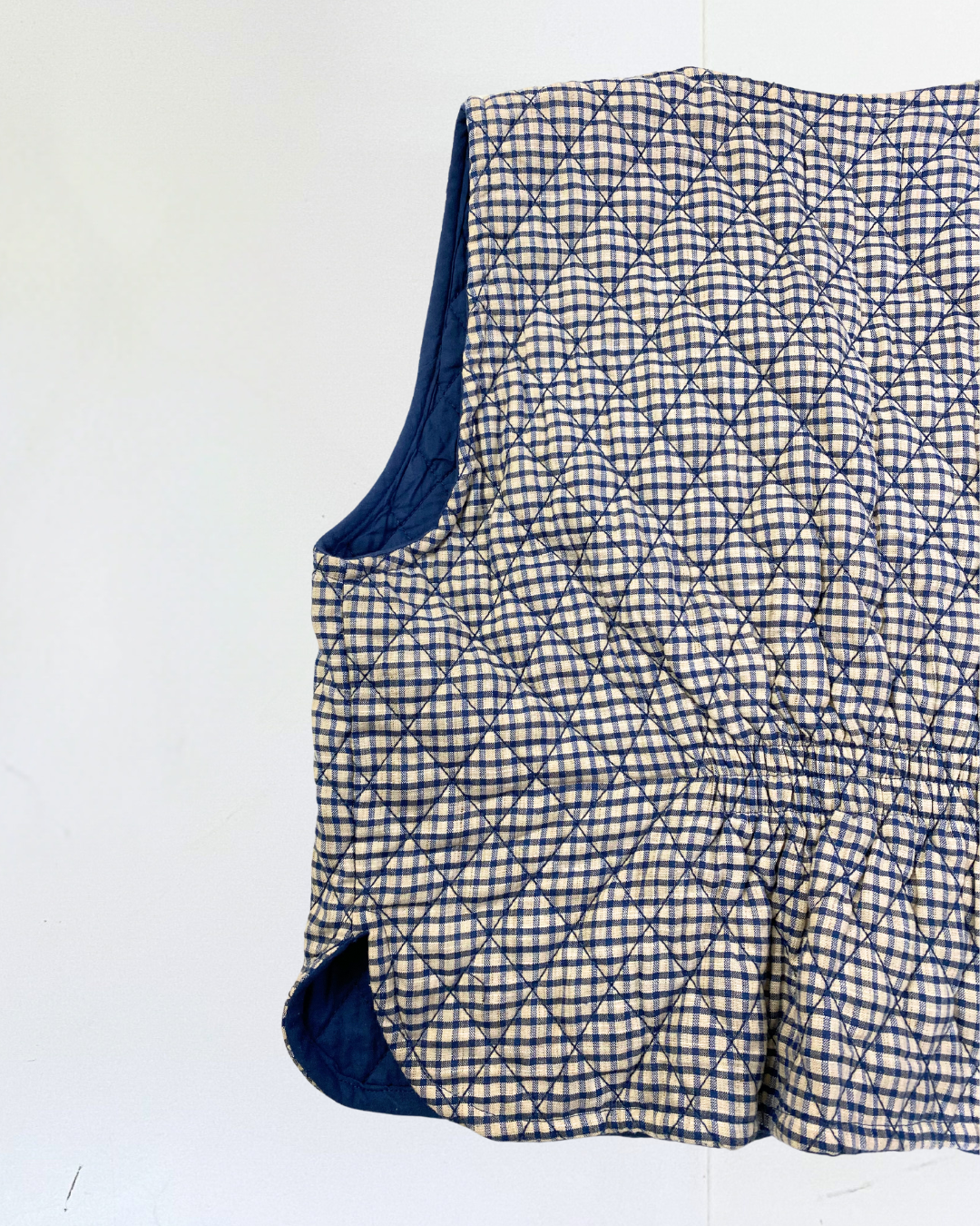 Lowie Gingham Waistcoat Size L