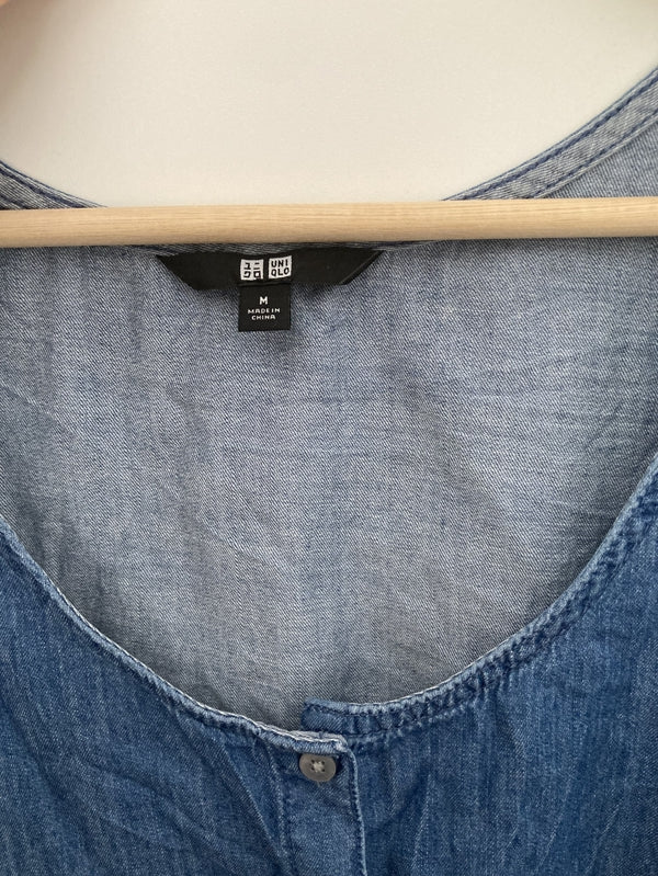 Preloved Lightweight Denim Playsuit