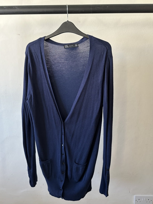 second hand Zara Blue Cardigan 10 OWNI
