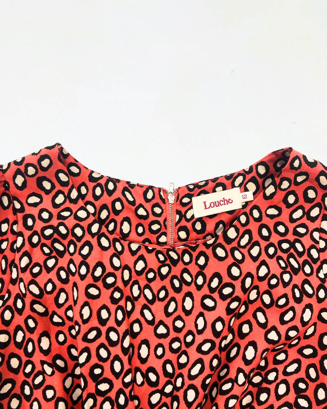 Louche Red Leopard Dress