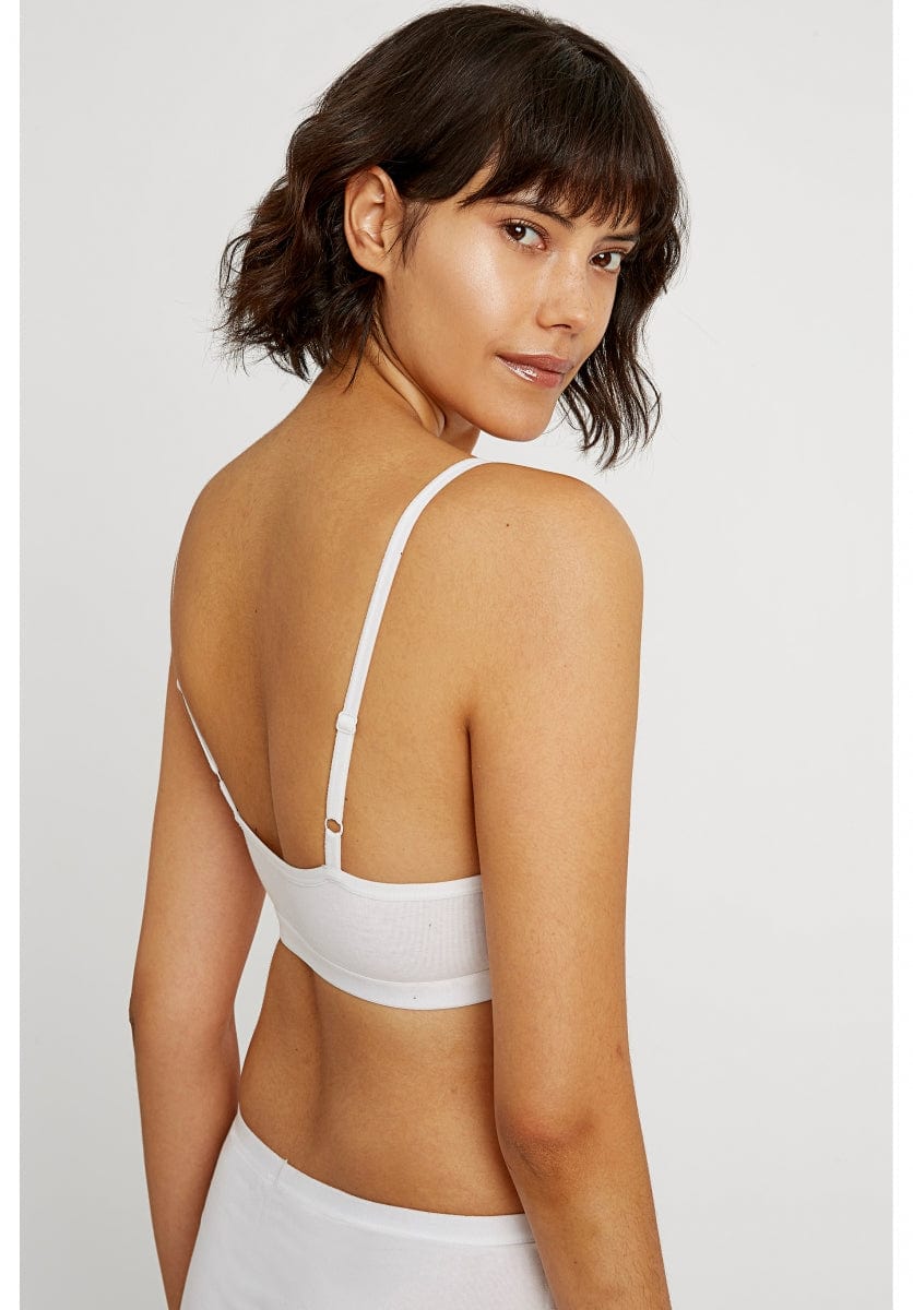 Preloved White Soft Bra Top
