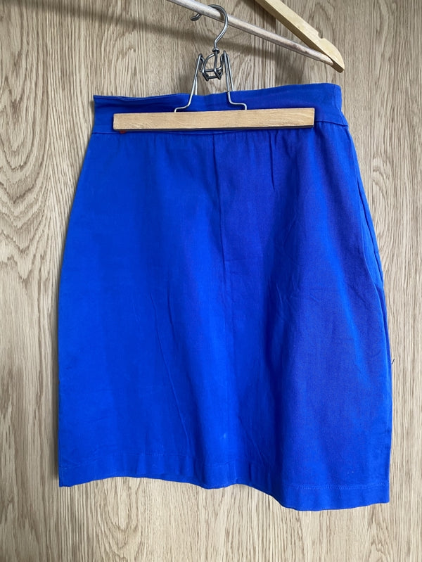 Preloved Blue Pencil Skirt