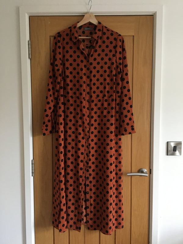 Preloved Spotty shirt dress
