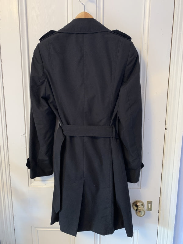 Preloved Black trench coat