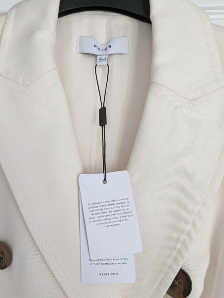 Preloved Reiss Ivory Tuxedo Dress