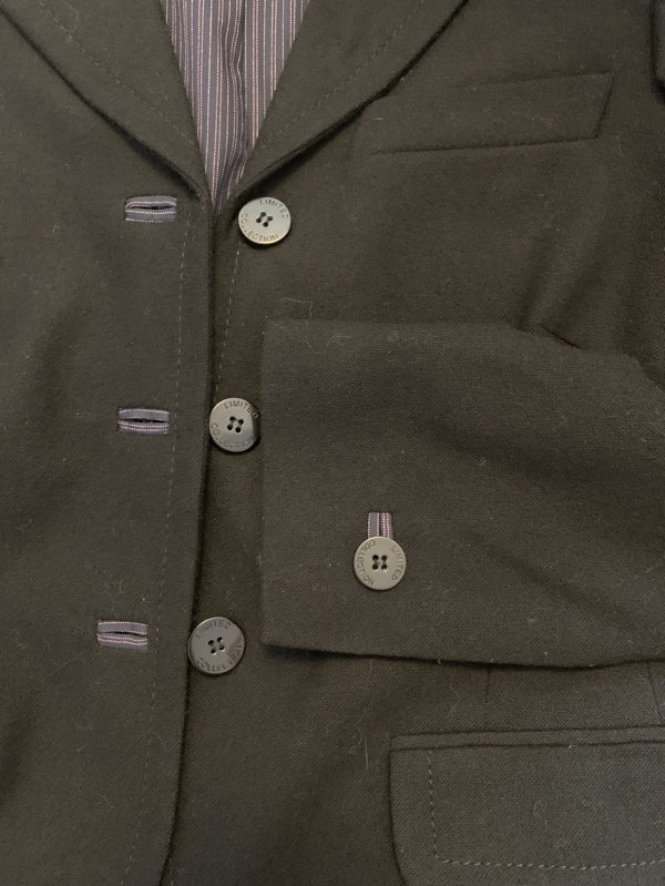 Preloved M&S Black fitted jacket