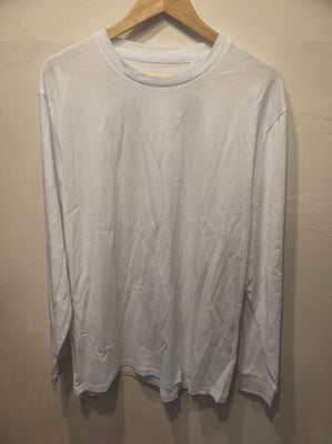 Preloved He Shifts Dry Long Sleeve Tee in White