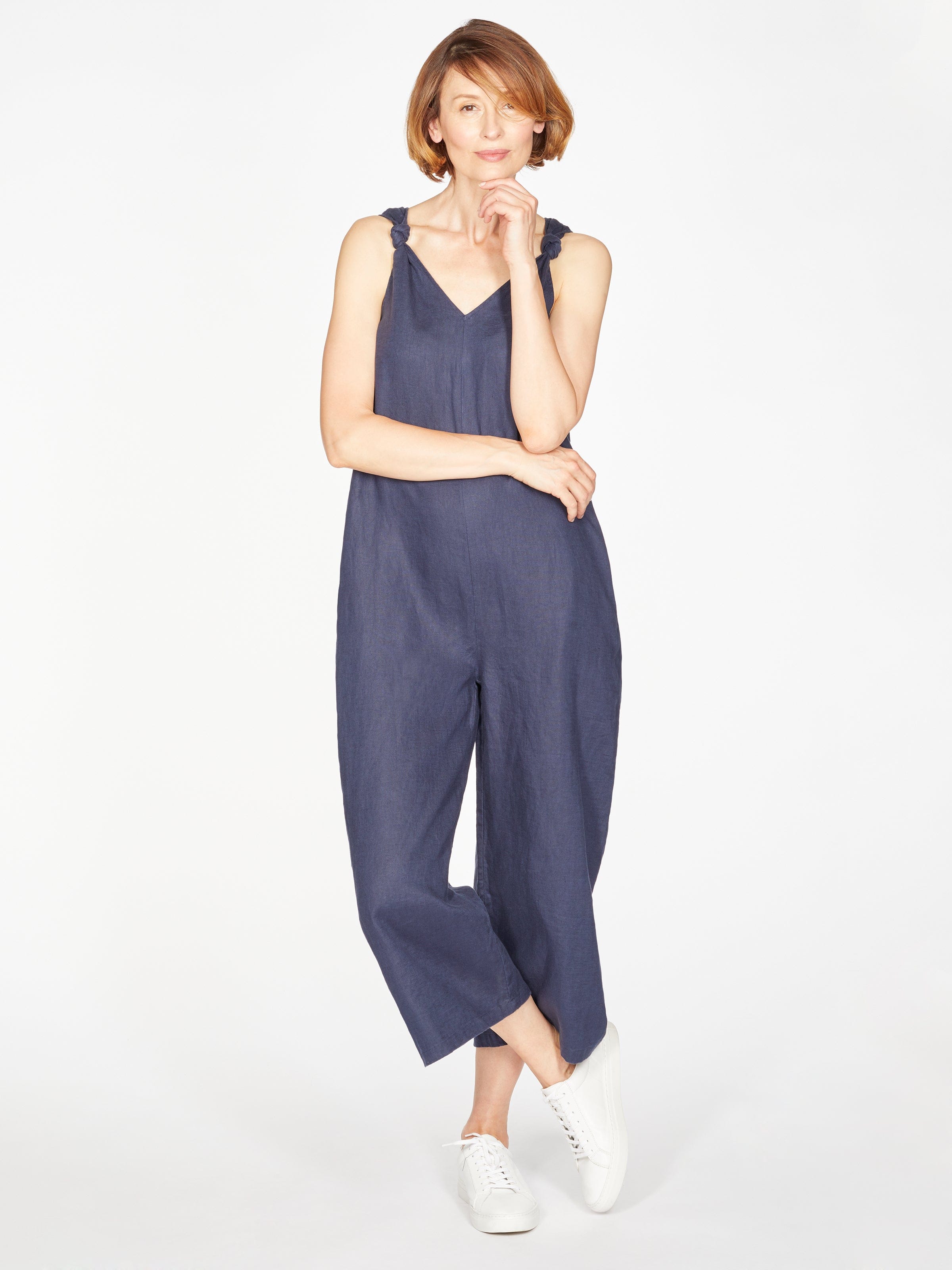 Preloved Erin Jumpsuit in Navy