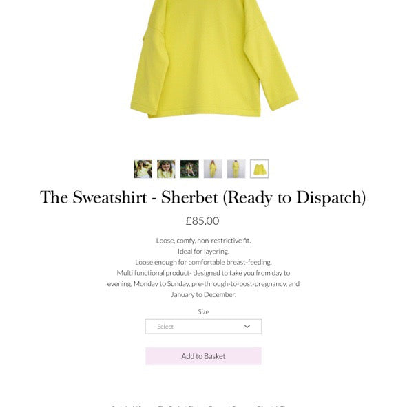 Preloved Stalf Sweater Yellow