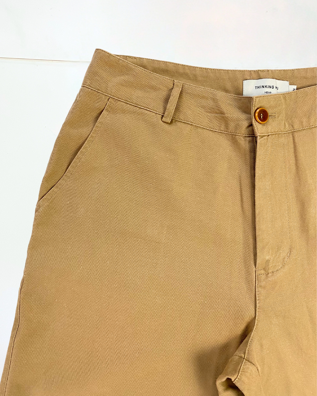 Thinking Mu Camel Hemp Trousers Size M
