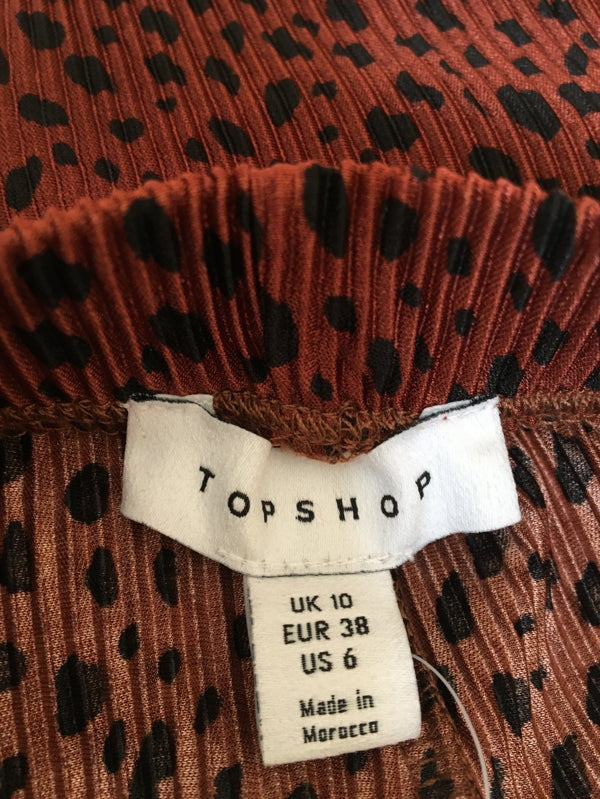 Preloved Topshop wide leg stretch flare trouser