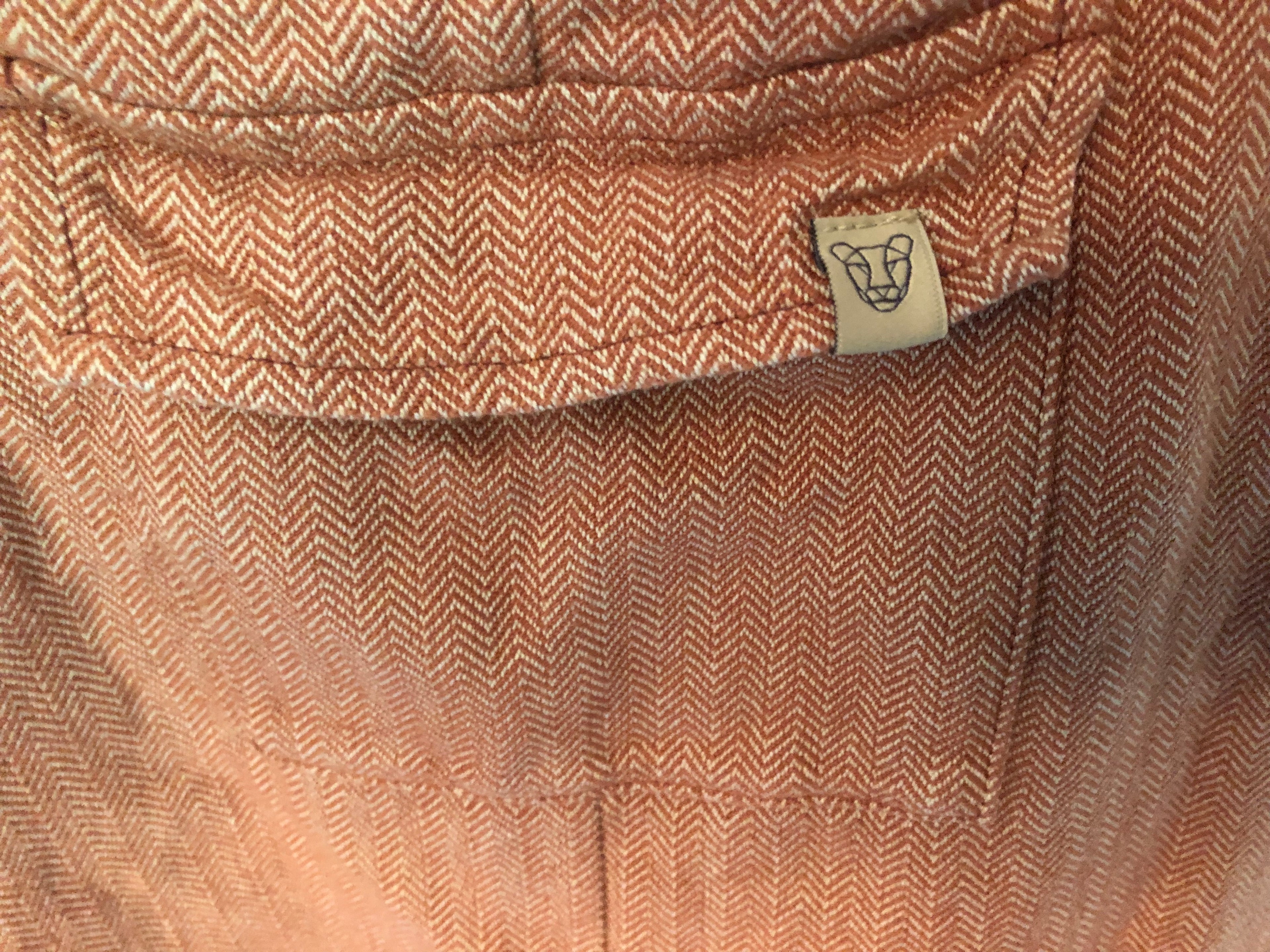 Preloved Herringbone dungarees