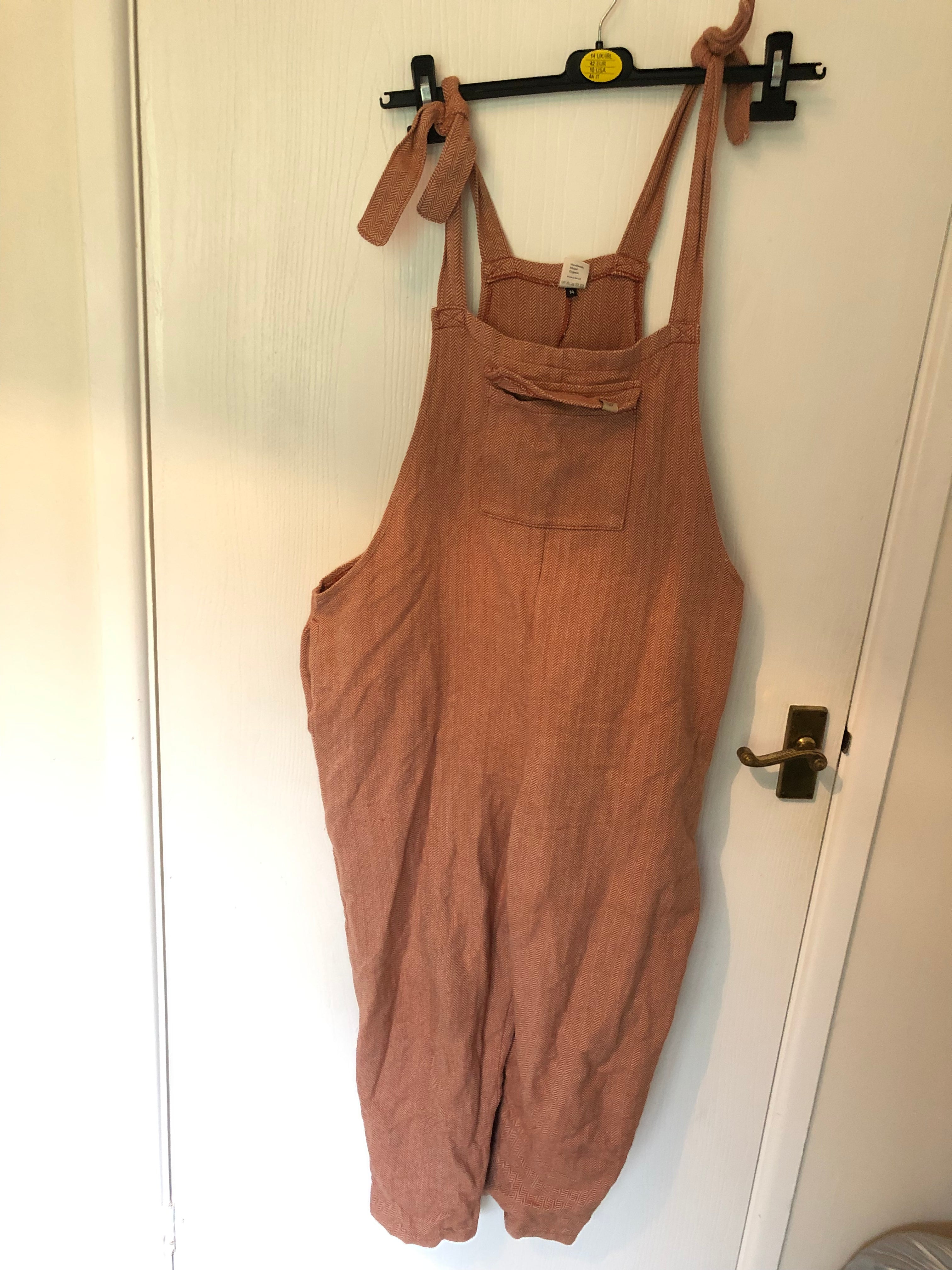 Preloved Herringbone dungarees
