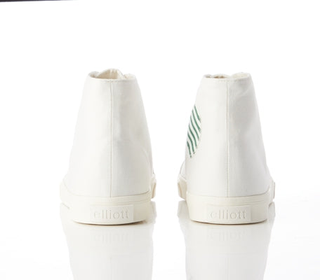 Preloved High-Top Recycled Canvas White/Stripes