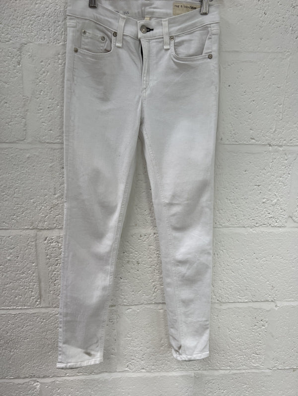 Preloved Rag and Bone NY White skinny jean
