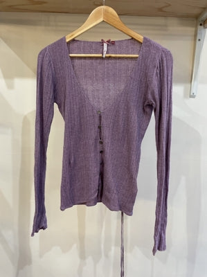 Preloved Casual Long Sleeve Top with Buttons