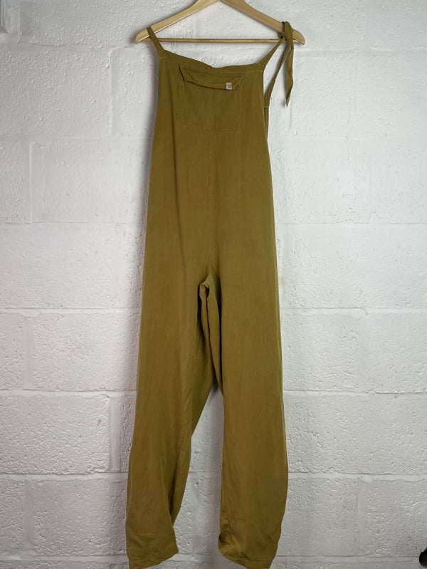Preloved Mustard Lightweight Dungarees