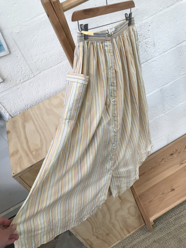 Preloved Pinstripe Skirt