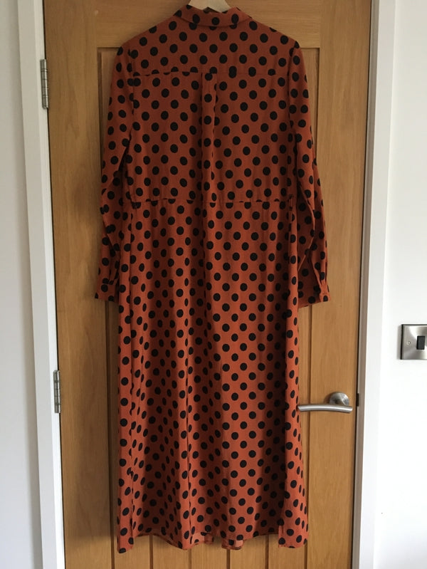 Preloved Spotty shirt dress