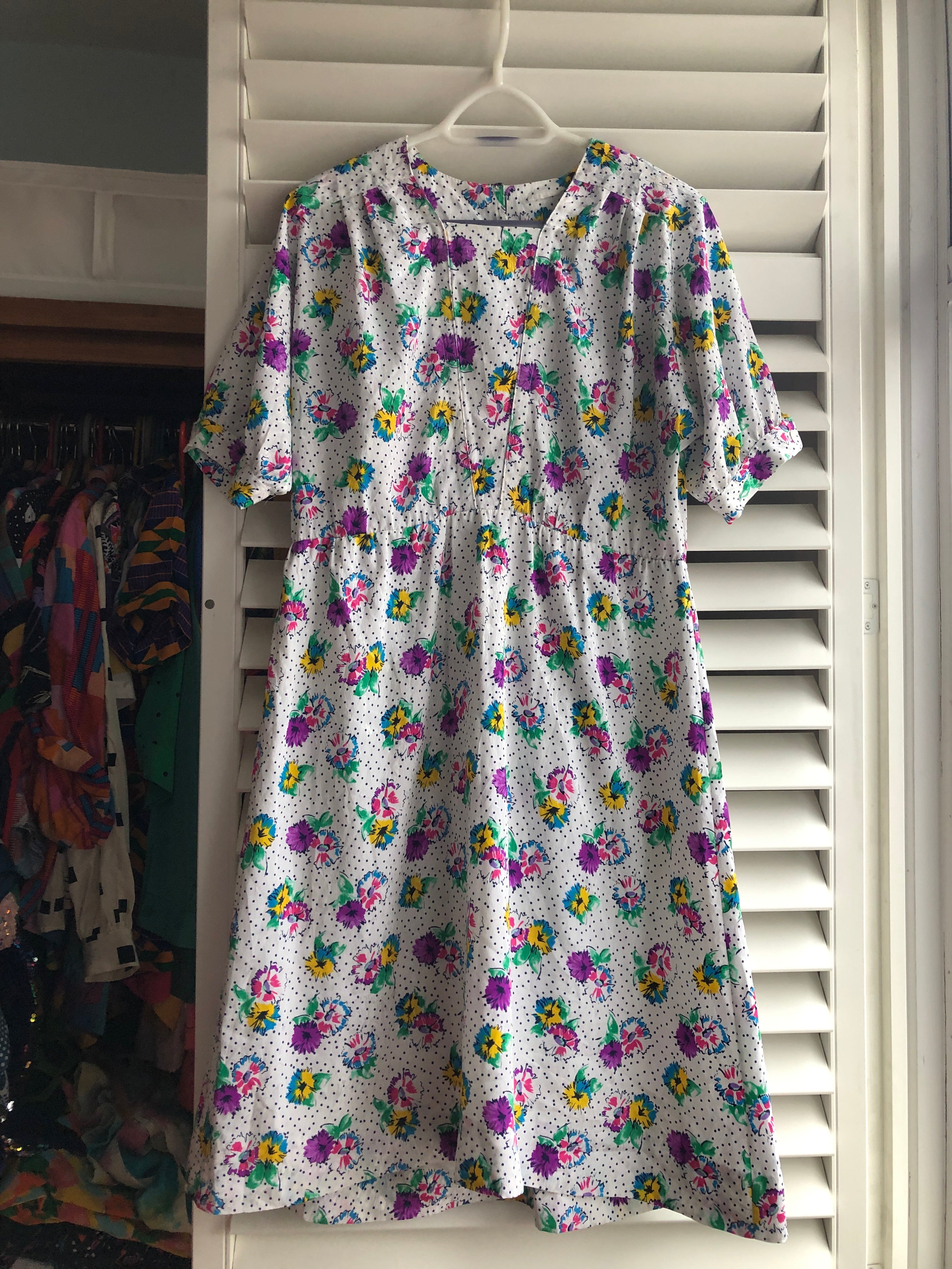 Preloved Floral Tea Dress